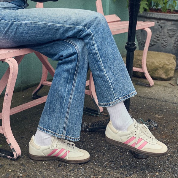 alternate view Womens adidas Samba OG Athletic Shoe - Cloud White / Lucid Pink / Wonder White / GumALT1C