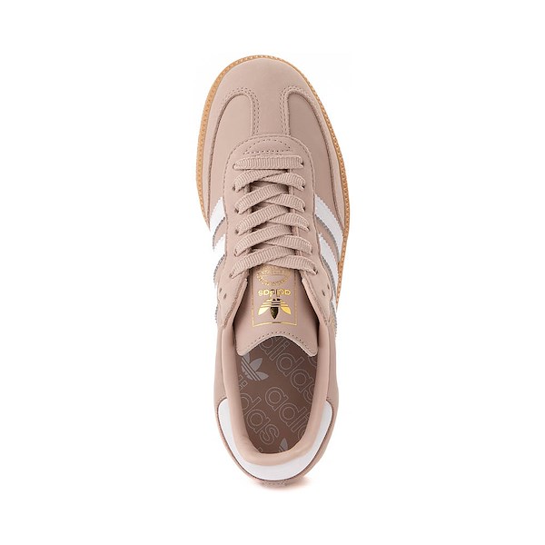 alternate view Womens adidas Samba OG Athletic Shoe - Wonder Taupe / WhiteALT2