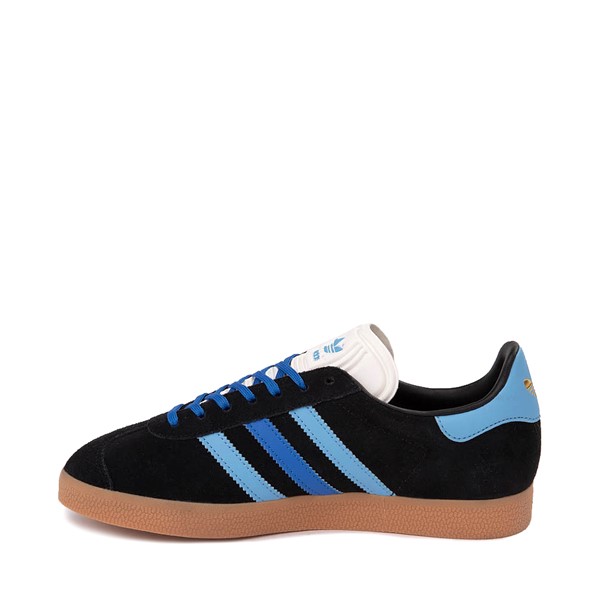 Womens adidas Gazelle Athletic Shoe - Core Black / Blue Light