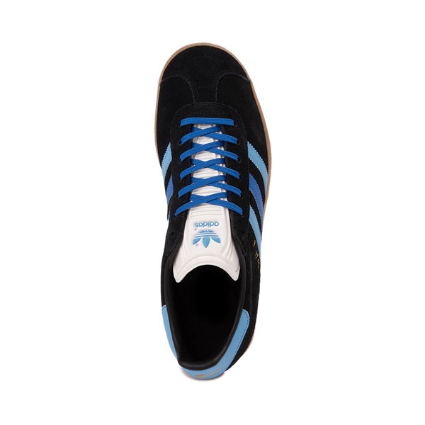 Chaussure athletique adidas Gazelle pour femmes Noire Bleu Royal Bleu clair