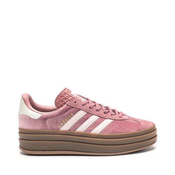 Womens adidas Gazelle Bold Athletic Shoe - Preloved Crimson / Sandy Pink Off White