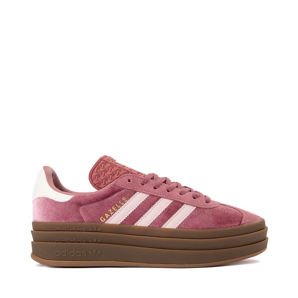 Womens adidas Gazelle Bold Athletic Shoe - Preloved Crimson / Sandy Pink / Off White