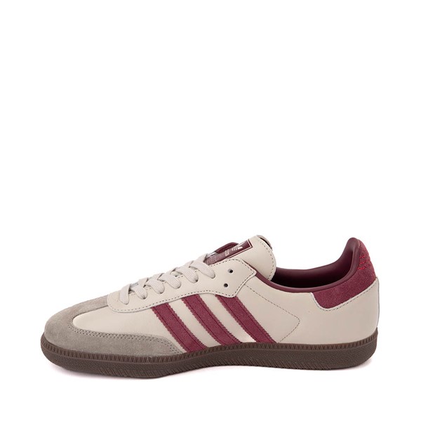 alternate view Mens adidas Samba OG Athletic Shoe - Putty Gray / Maroon / Gold Metallic / GumALT1