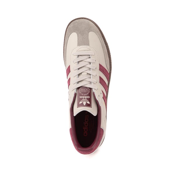 alternate view Mens adidas Samba OG Athletic Shoe - Putty Gray / Maroon / Gold Metallic / GumALT2