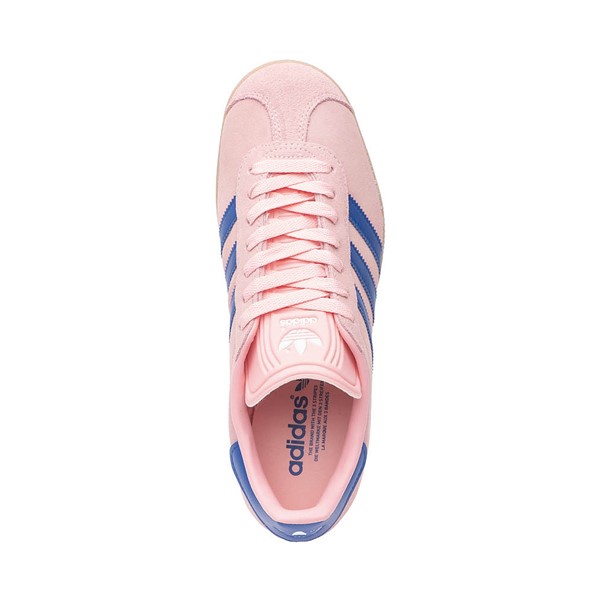 alternate view Mens adidas Gazelle Athletic Shoe - Semi Pink Spark / Lucid Blue / GumALT4