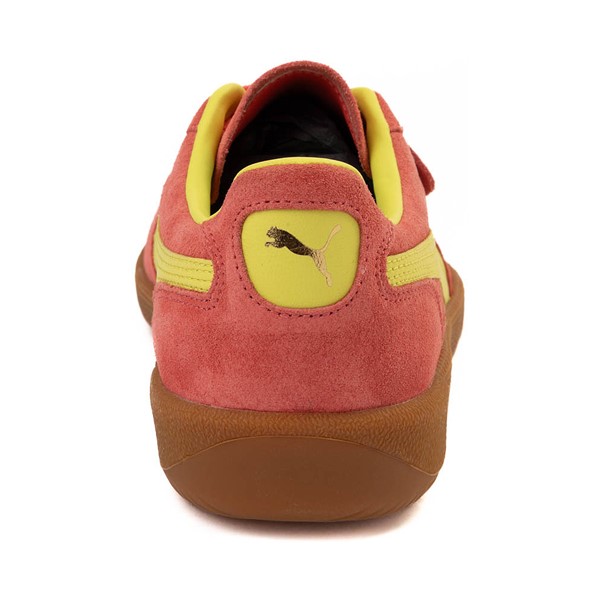 alternate view Womens PUMA Palermo Athletic Shoe - Salmon / Lime Sheen / GumALT4