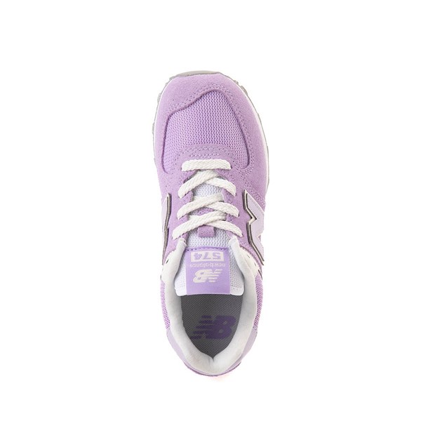 alternate view New Balance 574 Athletic Shoe - Little Kid - Lilac / LavenderALT2