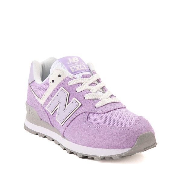 alternate view New Balance 574 Athletic Shoe - Little Kid - Lilac / LavenderALT5