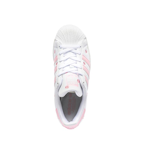 adidas Superstar Athletic Shoe Big Kid White Clear Pink