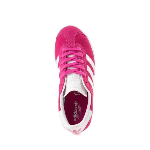 alternate view adidas Gazelle Athletic Shoe - Little Kid - Semi Lucid FuchsiaALT2