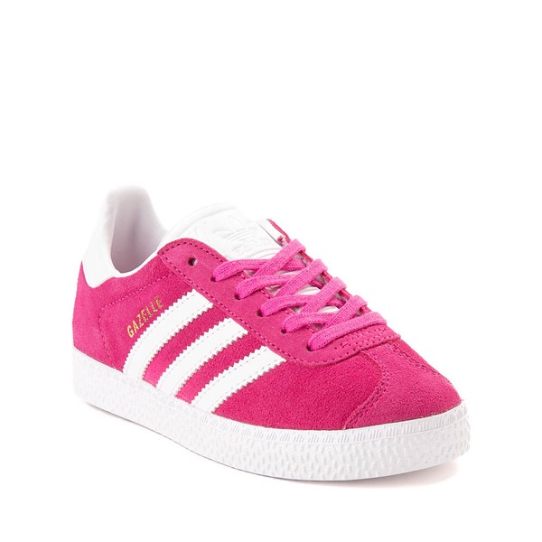 alternate view adidas Gazelle Athletic Shoe - Little Kid - Semi Lucid FuchsiaALT5