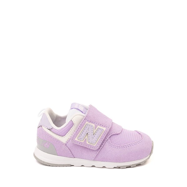 New Balance 574 NEW-B Hook & Loop Athletic Shoe - Baby / Toddler Lilac Lavender