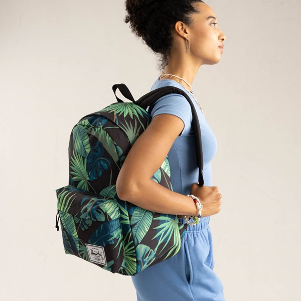 Herschel black palm backpack sale