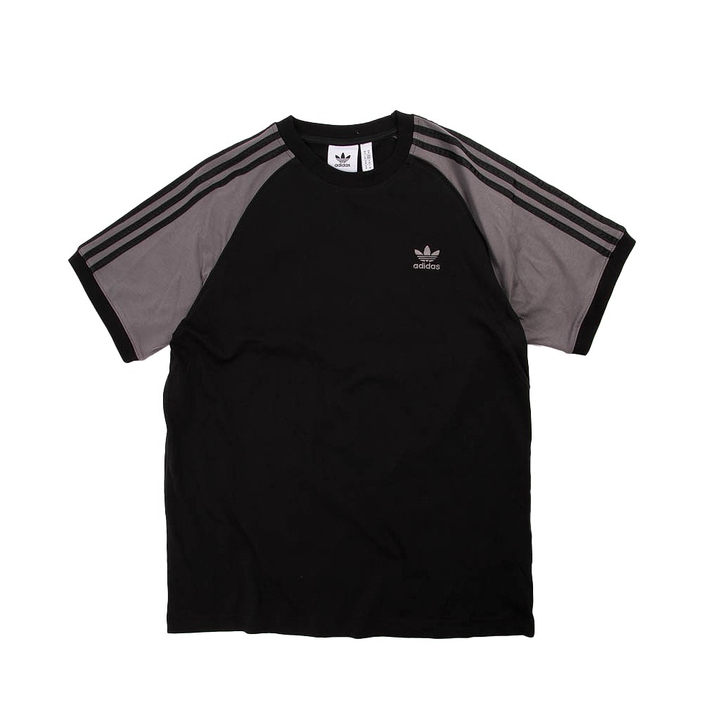 adidas Adicolor Classics 3-Stripes Tee - Black / Grey