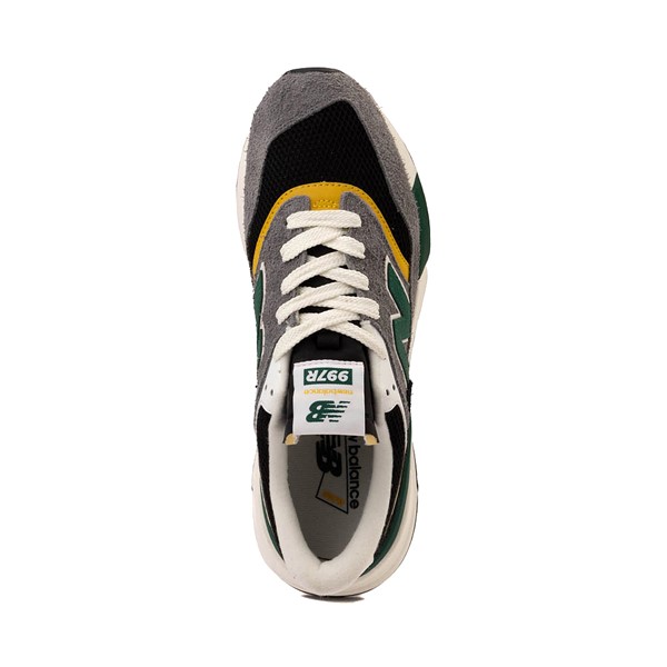 alternate view Mens New Balance 997R Athletic Shoe - Black / Green / YellowALT2