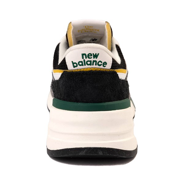 alternate view Mens New Balance 997R Athletic Shoe - Black / Green / YellowALT4