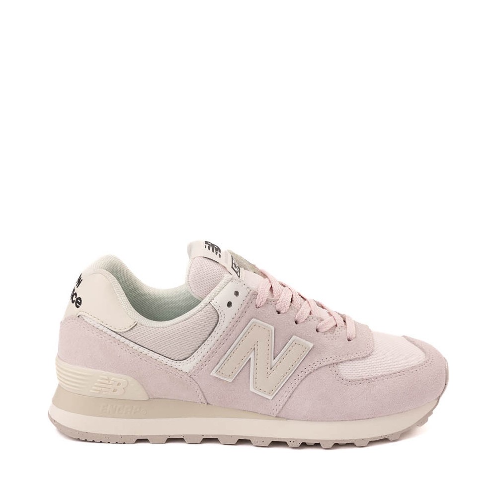 Chaussure athlétique New Balance 574 pour femmes - Rose pâle / Beige