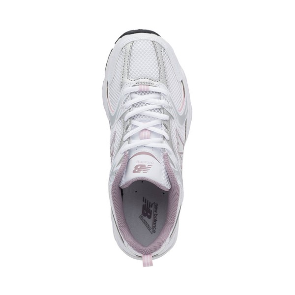 alternate view New Balance 530 Athletic Shoe - White / Rose / SilverALT2