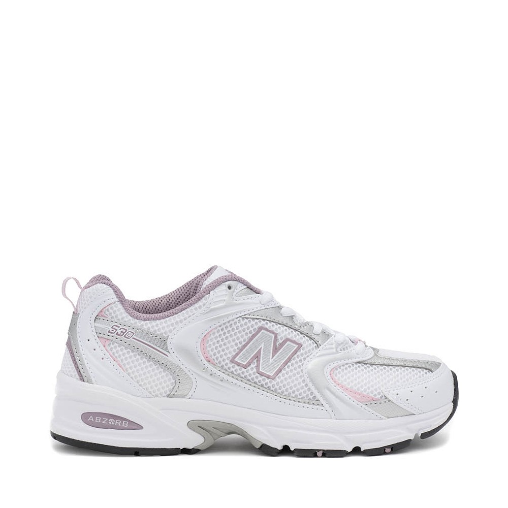 Chaussure athlétique New Balance 530 - Blanche / Rose / Argentée