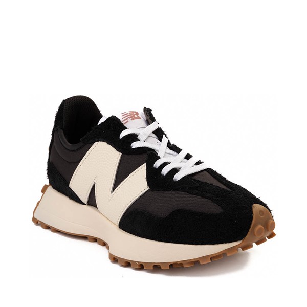 alternate view Womens New Balance 327 Athletic Shoe - Black / White / Mineral RedALT5