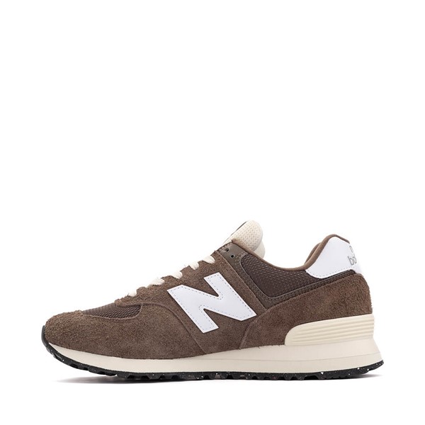 alternate view New Balance 574 Athletic Shoe - Dark Mushroom / Angora / BlackALT1