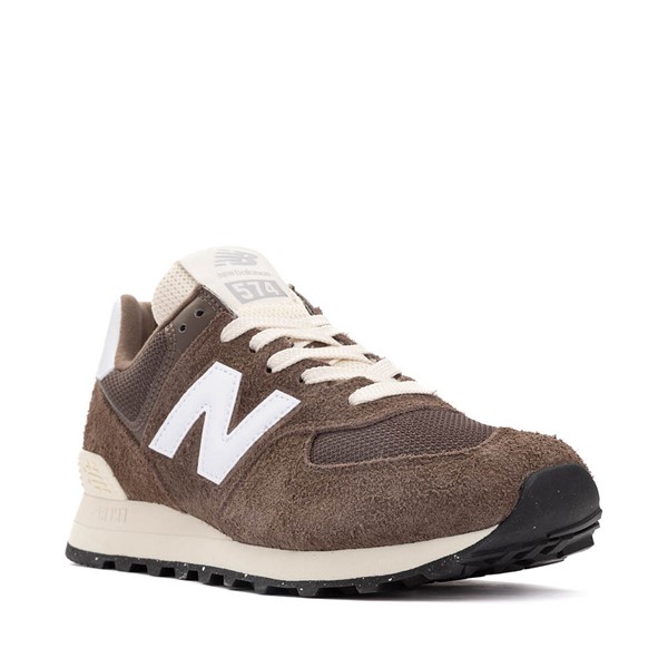 alternate view New Balance 574 Athletic Shoe - Dark Mushroom / Angora / BlackALT5