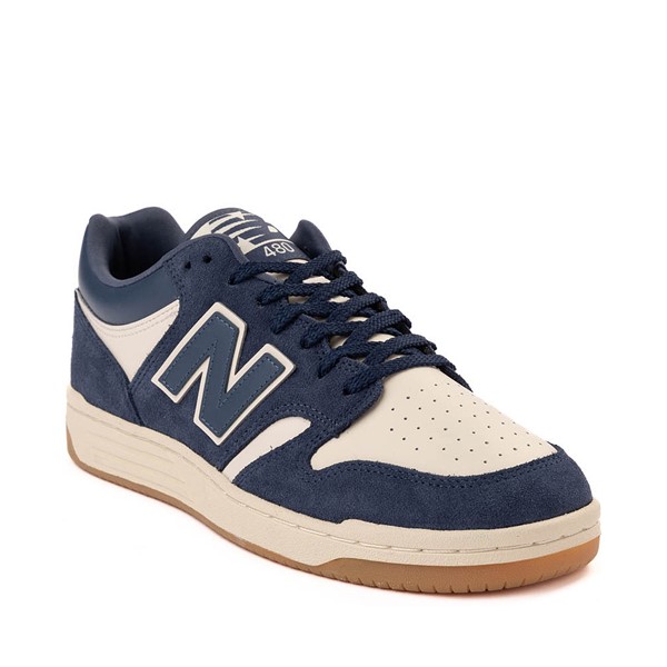 alternate view New Balance 480 Athletic Shoe - Navy / Linen / Vintage IndigoALT5