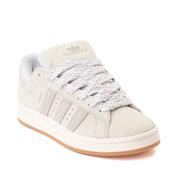 alternate view Womens adidas Campus '00s Athletic Shoe - White / Grey / Off WhiteALT5