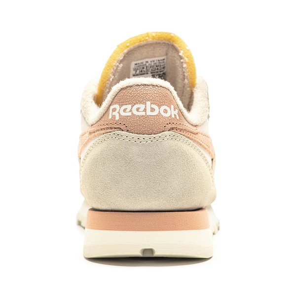 alternate view Womens Reebok Classic Leather Athletic Shoe - Chalk / Beige / ClayALT4