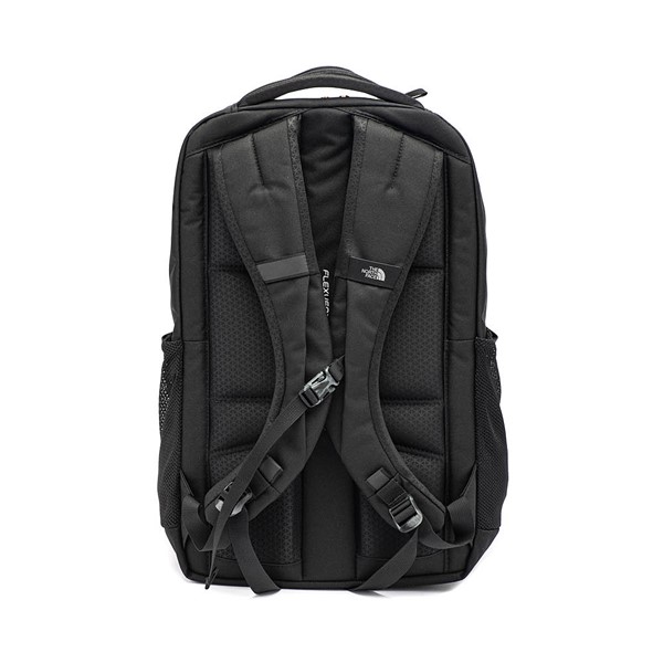 alternate view Womens The North Face Jester Luxe Backpack - TNF Black Heather / Burnt Coral MetallicALT2
