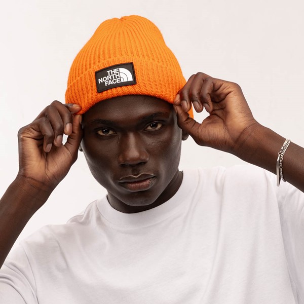 alternate view The North Face Cuffed Beanie - OrangeALT2