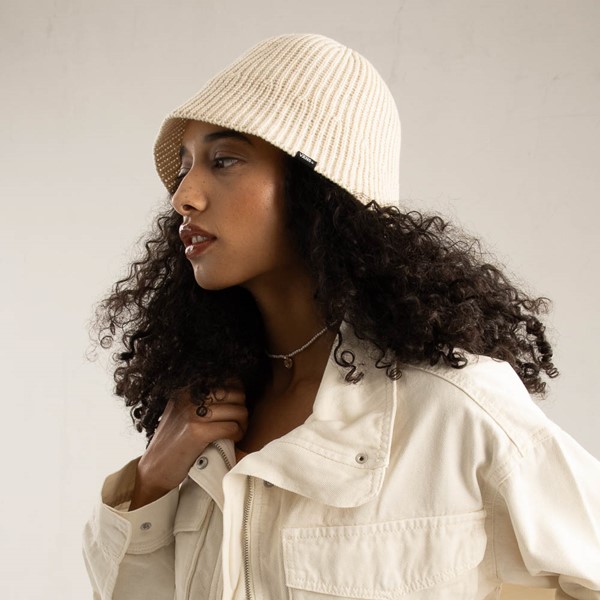 Chapeau cloche Vans en tricot Naturel