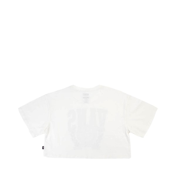 Womens Vans First Team Crop Tee - Marshmallow