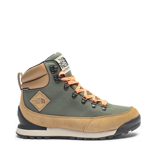 Mens The North Face Back To Berkeley IV Textile Waterproof Boot Thyme Brown JourneysCanada