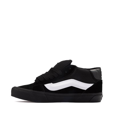 vans all black white stripe