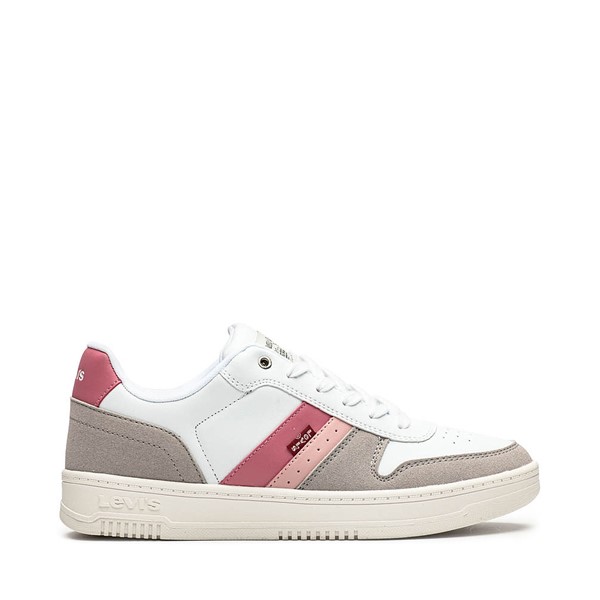 Womens Levi's Drive Lo Sneaker - White / Cement Pink