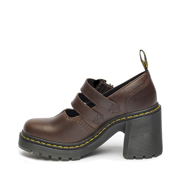 alternate view Womens Dr. Martens Eviee Mary Jane Casual Shoe - Dark BrownALT1