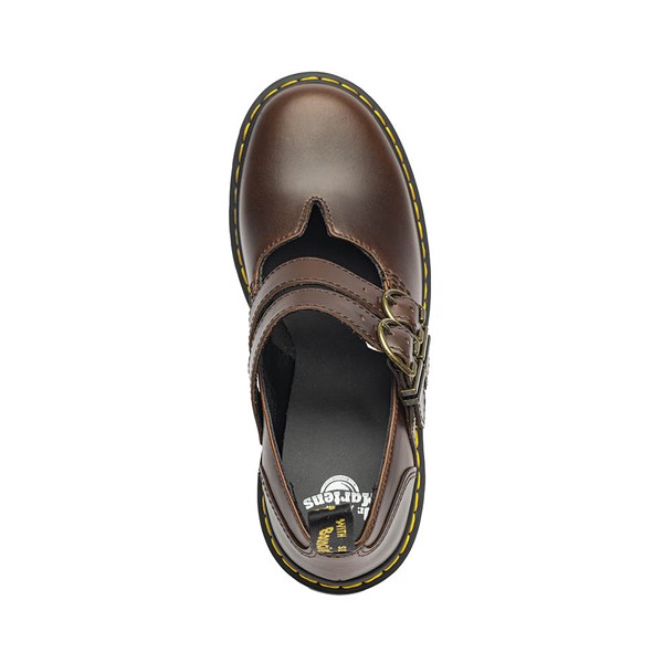 alternate view Womens Dr. Martens Eviee Mary Jane Casual Shoe - Dark BrownALT2