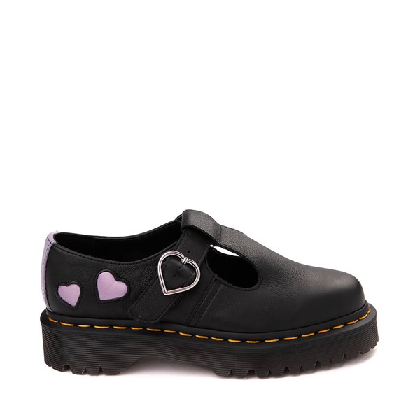 Womens Dr. Martens Polley Mary Jane Casual Shoe - Black / Lavender