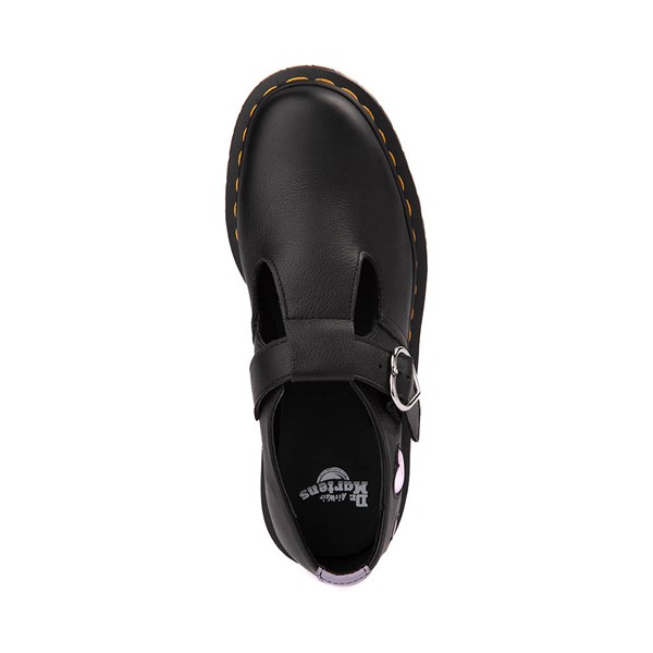 Dr. Martens Black Polley Heart Mary Jane Monkstraps