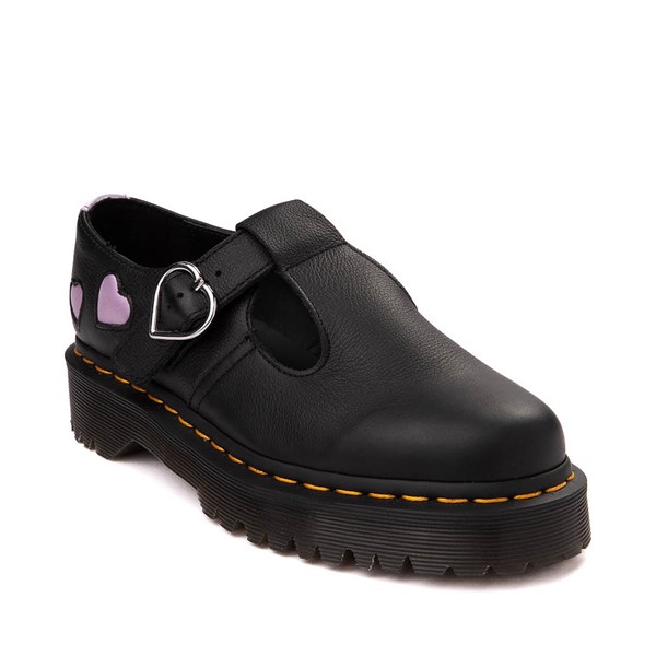 alternate view Womens Dr. Martens Polley Mary Jane Casual Shoe - Black / LavenderALT5