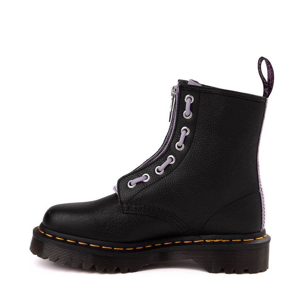 N❤︎ Womens Dr. Martens 1460 8-Eye Zip Heart Boot - Black