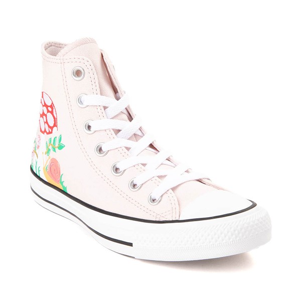 Blush leather converse best sale