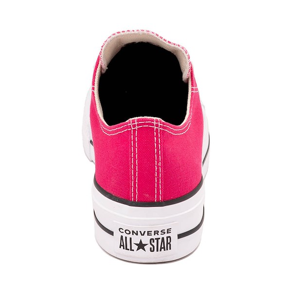 alternate view Womens Converse Chuck Taylor All Star Lift Lo Sneaker - Cerise PinkALT4