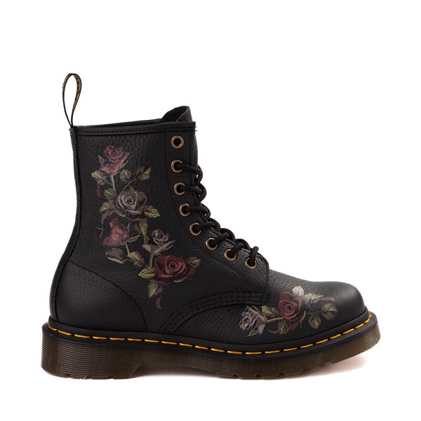 Botte Dr. Martens 1460 a 8 illets Decayed Roses Noire