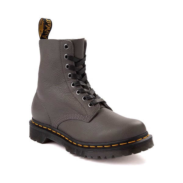 alternate view Botte Dr. Martens Pascal à 8 œillets pour femmes - Gris métalliséALT5