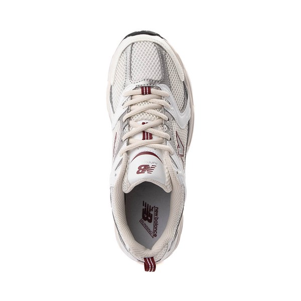 alternate view Chaussure athlétique New Balance 530 - Grise / Blanche / Rouge mercureALT2