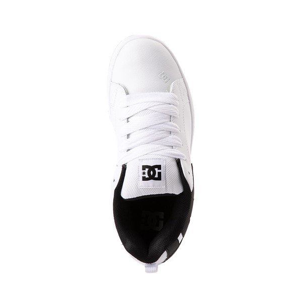 alternate view Mens DC Court Graffik Skate Shoe - White / BlackALT2