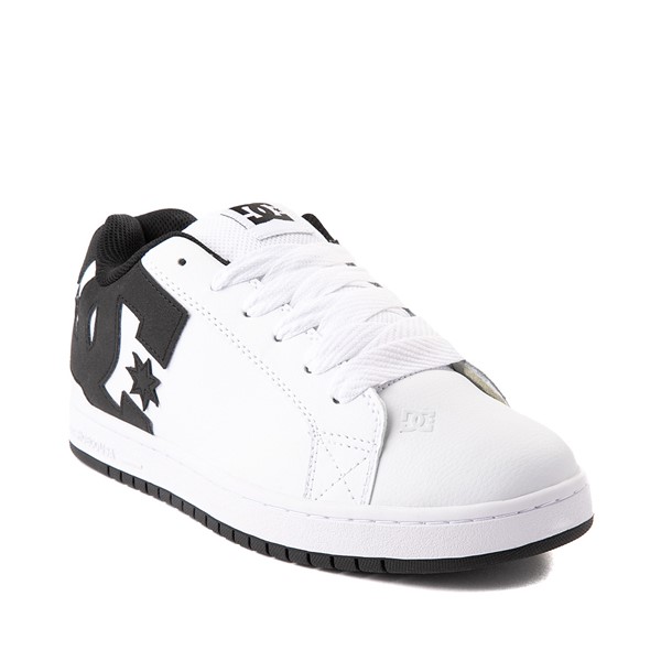 alternate view Mens DC Court Graffik Skate Shoe - White / BlackALT5