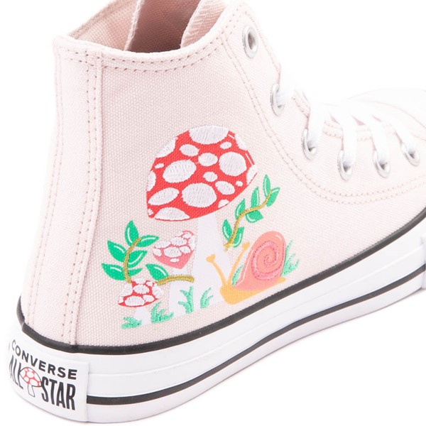 Blush pink high top converse best sale